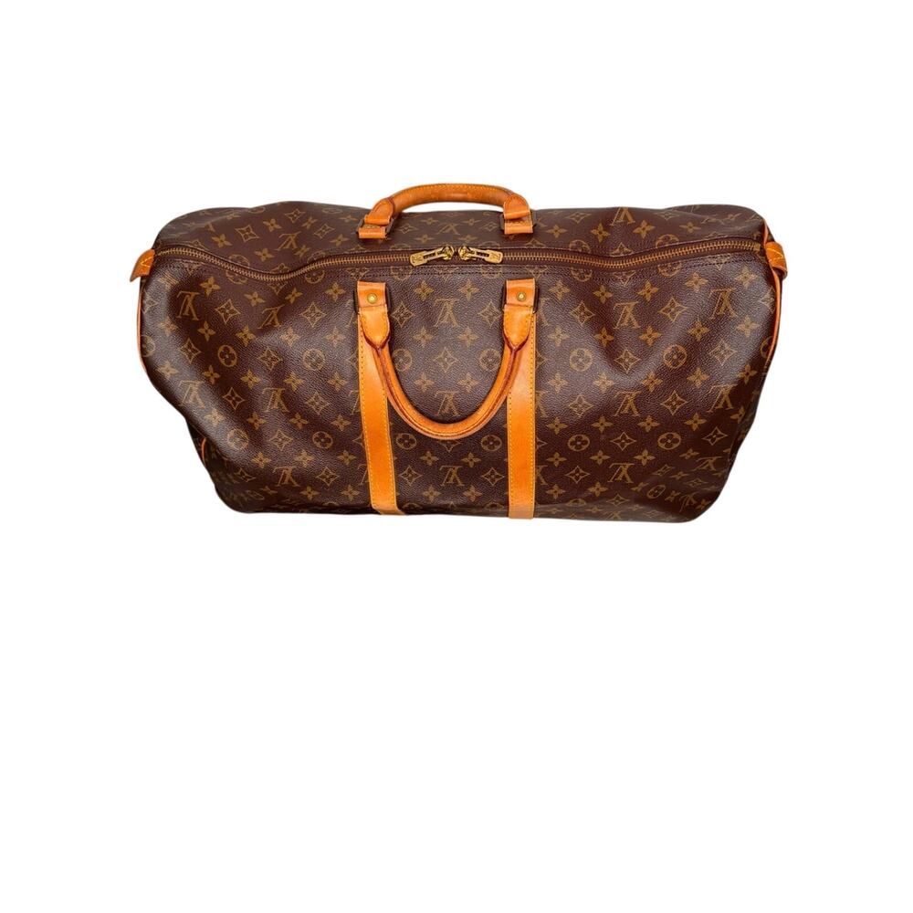 Louis Vuitton 55 Keepall M41424 Monogram Canvas Auth Vintage 1987 Bag | Full Set